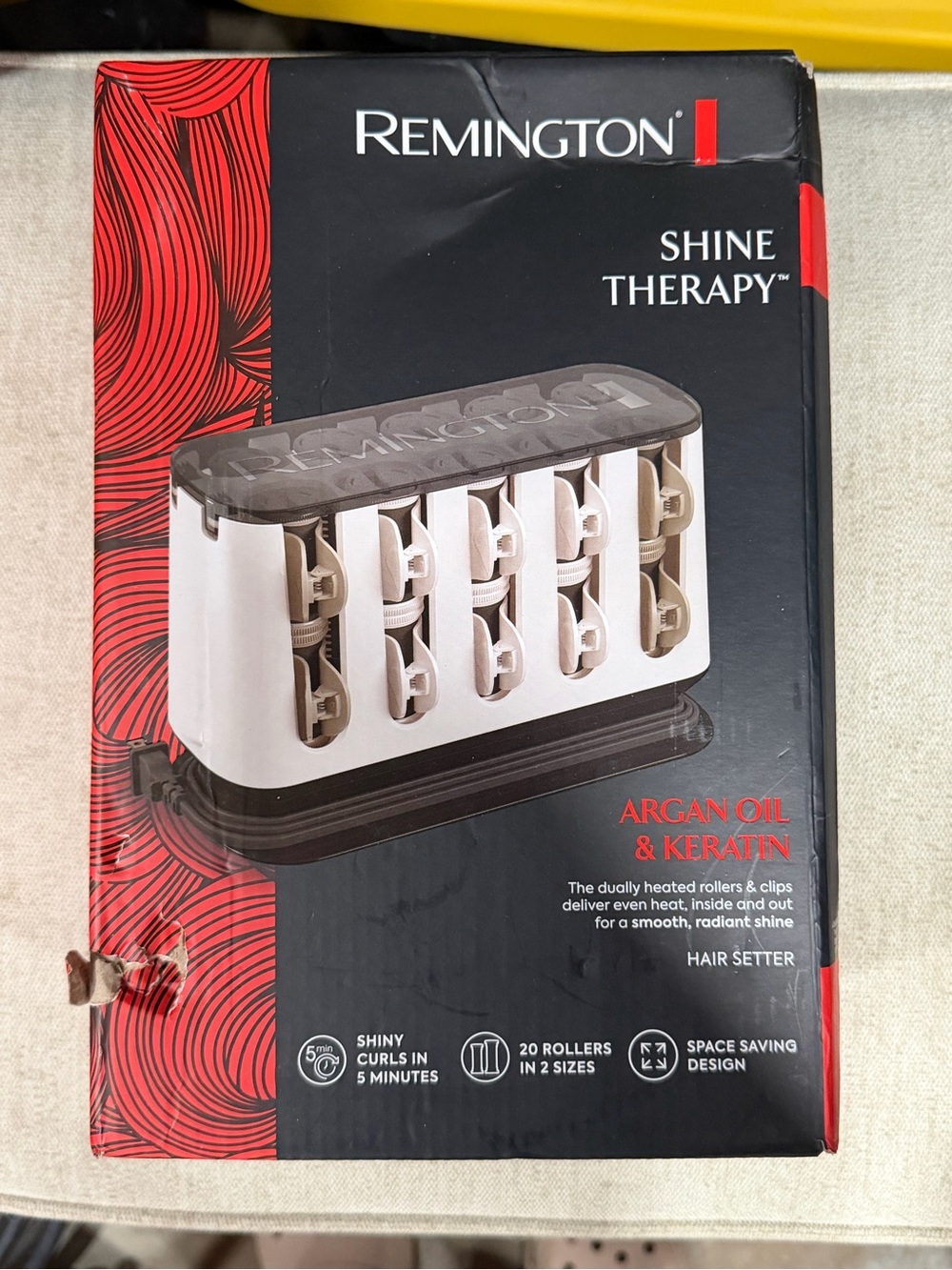 Remington Shine Therapy Hair Setter Set - White & Black